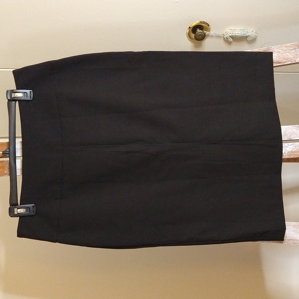 Worthington Stretch Pencil Skirt with Kick-pleats Sz 10